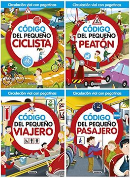 Circulación vial con pegatinas (4 títulos) (Colección Circulación vial con pegatinas)