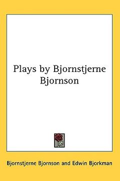 portada plays by bjornstjerne bjornson (en Inglés)