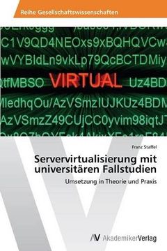 portada Servervirtualisierung mit universitären Fallstudien