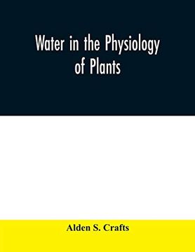 portada Water in the Physiology of Plants (in English)