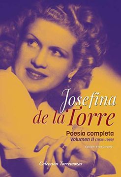 portada Poesia Completa Josefina de la Torre Volumen 2
