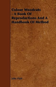 portada colour woodcuts - a book of reproductions and a handbook of method