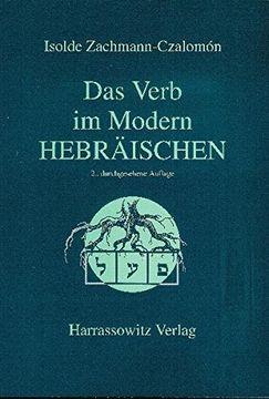 portada Das Verb Im Modern-Hebraischen (en Alemán)