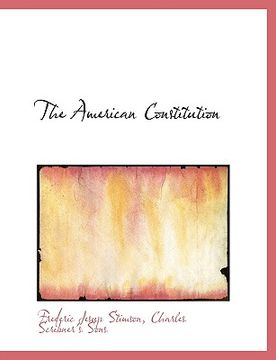 portada the american constitution (en Inglés)