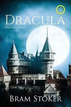 portada Dracula (Large Print, Annotated) (en Inglés)