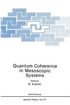 portada Quantum Coherence in Mesoscopic Systems (en Inglés)