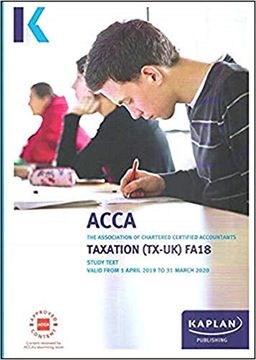 portada Taxation (Tx) (Fa18) - Study Text (Acca Study Texts) (en Inglés)