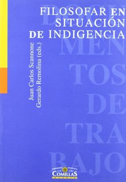 portada Filosofar en Situacion de Indigencia (in Spanish)