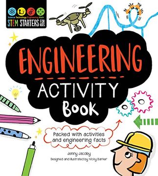 portada Engineering Activity Book: Packed With Activities and Engineering Facts (Stem Starters for Kids)