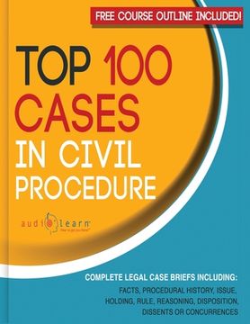 portada Top 100 Cases in Civil Procedure: Legal Briefs (in English)
