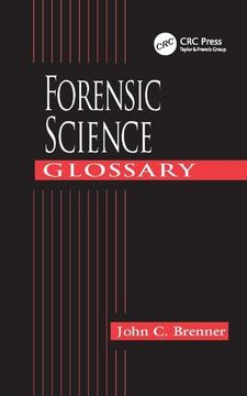 portada Forensic Science Glossary (in English)