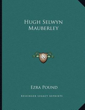 portada hugh selwyn mauberley (en Inglés)