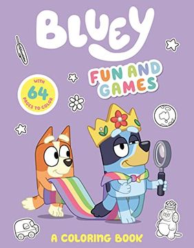 Libro Bluey: Fun and Games: A Coloring Book (en Inglés) De Penguin