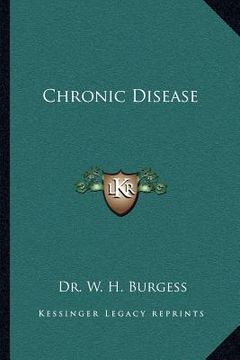 portada chronic disease (in English)