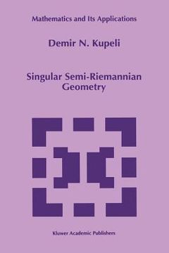 portada singular semi-riemannian geometry (en Inglés)