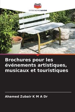 portada Brochures pour les événements artistiques, musicaux et touristiques (en Francés)