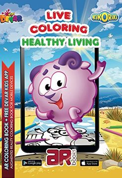 portada 4D Libros interactivos de colorear con Realidad Aumentada - Healthy Living