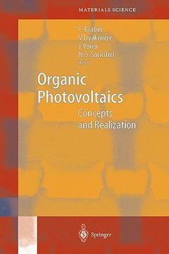 portada organic photovoltaics: concepts and realization (in English)