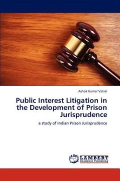 portada public interest litigation in the development of prison jurisprudence (en Inglés)