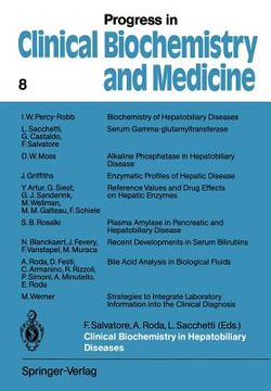 portada clinical biochemistry in hepatobiliary diseases: proceedings of the international satellite symposium, bologna, italy, 1988 (en Inglés)
