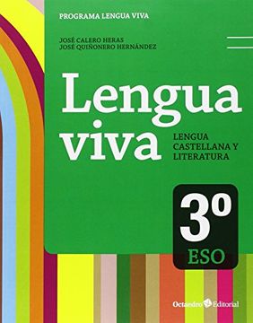 portada Lengua Viva 3º ESO. Ed. 2015: Lengua castellana y literatura (LENGUA VIVA. Edicion 2015-2016)