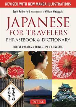 portada Japanese for Travelers Phras & Dictionary: Useful Phrases + Travel Tips + Etiquette + Manga (en Inglés)