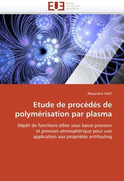 portada Etude de Procedes de Polymerisation Par Plasma