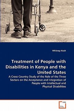 portada treatment of people with disabilities in kenya and the united states (en Inglés)