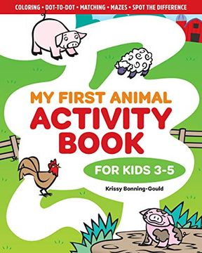 portada My First Animal Activity Book: For Kids 3-5 (en Inglés)