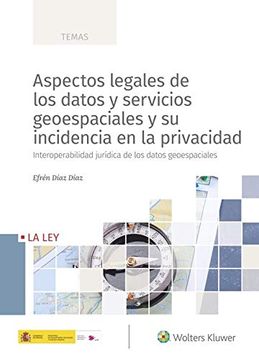 portada Aspectos Legales de los Datos y Servicios Geoespaciales y su Incidencia en la Privacidad