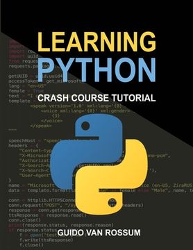 portada Learning Python: Crash Course Tutorial (en Inglés)