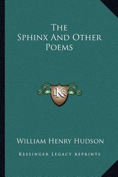 portada the sphinx and other poems (en Inglés)
