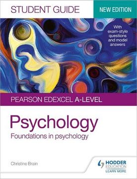 portada Pearson Edexcel A-Level Psychology Student Guide 1: Foundations in Psychology (Edexcel a Level Student gde 1) (en Inglés)