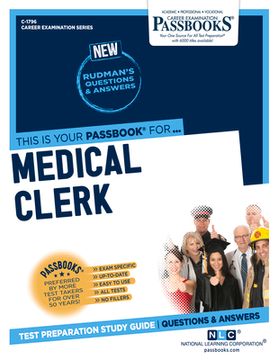 portada Medical Clerk (C-1796): Passbooks Study Guide Volume 1796 (en Inglés)