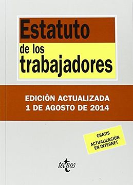 portada Estatuto De Los Trabajadores (derecho - Biblioteca De Textos Legales)