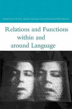 portada relations and functions within and around language (en Inglés)