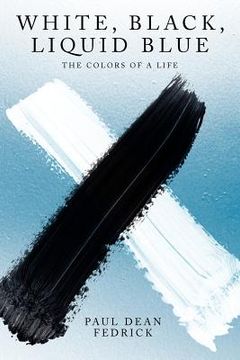 portada white, black, liquid blue (en Inglés)