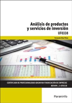 portada Análisis de Productos y Servicios de Inversión (cp - Certificado Profesionalidad)
