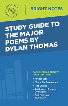 portada Study Guide to the Major Poems by Dylan Thomas (en Inglés)