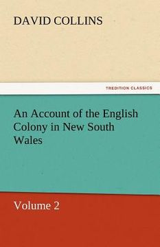 portada an account of the english colony in new south wales (en Inglés)
