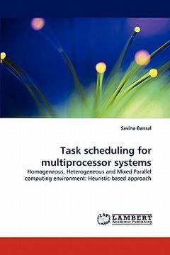 portada task scheduling for multiprocessor systems (en Inglés)