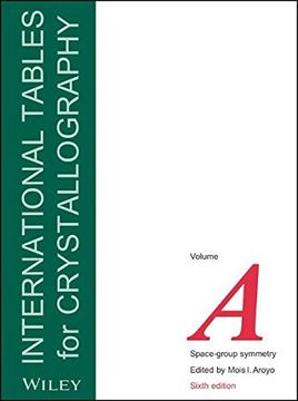 portada International Tables For Crystallography, Space-group Symmetry (en Inglés)