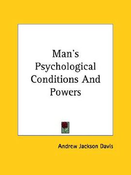 portada man's psychological conditions and powers (en Inglés)