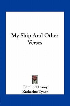portada my ship and other verses (in English)