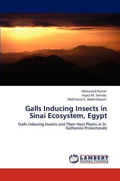 portada galls inducing insects in sinai ecosystem, egypt (en Inglés)