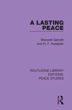 portada A Lasting Peace 