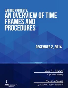 portada GAO Bid Protests: An Overview of Time Frames and Procedures (in English)