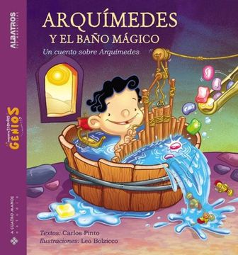 portada arquimedes y el bano magico / arquimedes and the magic bath