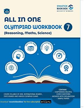 portada All in One Olympiad Workbook for Reasoning, Math, Science - Class 7 (en Inglés)