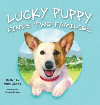 portada Lucky Puppy Finds Two Families (en Inglés)